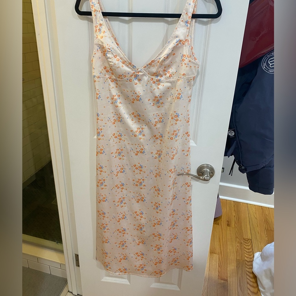 Urban outfitters midi silk dress